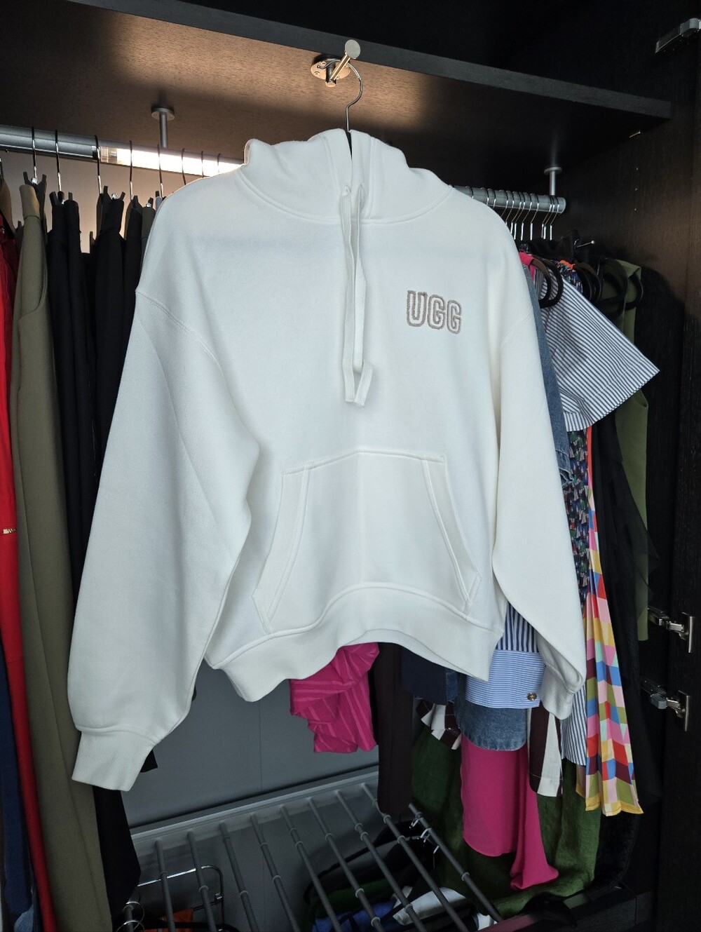 UGG Cream Turtleneck Hoodie Sweatshirt